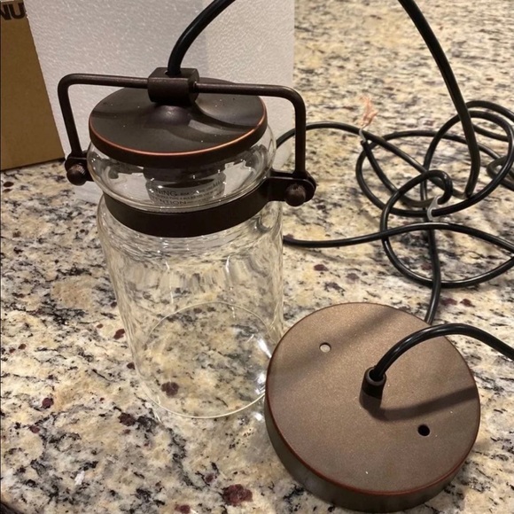 2 BRAND NEW, NEVER USED, JAR PENDANT LIGHTS! - Picture 3 of 4